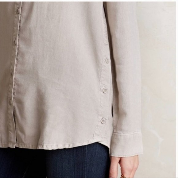 Anthropologie Cloth & Stone Side-Button Tunic sz S - Picture 2 of 8